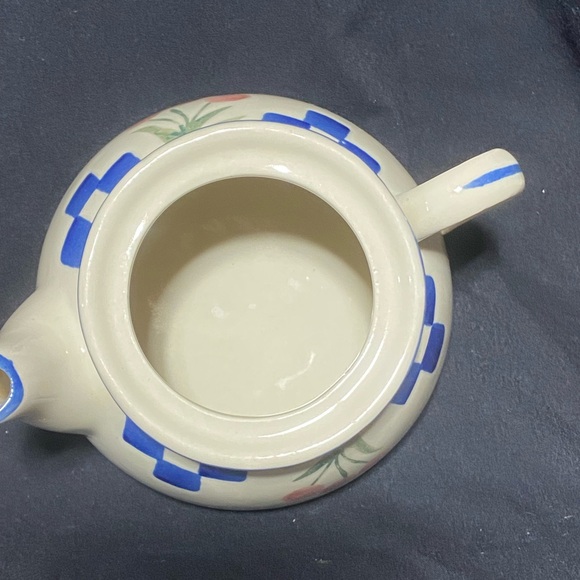 Tea pot Vintage 1970s hand painted - Picture 6 of 9